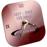 Tischuhr mit Acryl-Halter