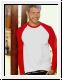 F296 Fruit of the Loom Long Sleeve Baseball T 61-082-0